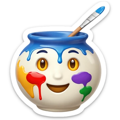 PAINT ON CERAMIC sticker