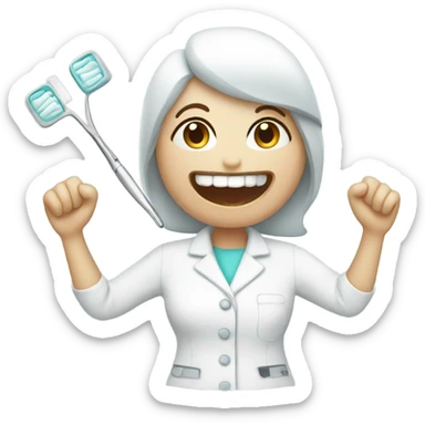 dental hygienist  sticker