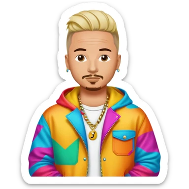 Girasol j Balvin colores  sticker
