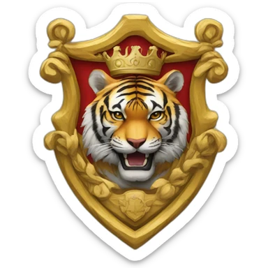 Coat of arm of Tiger  sticker