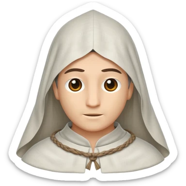 Medieval Coif sticker