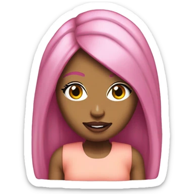 me built like nicki minaj sticker