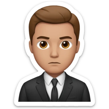 Hombre de negocios, dealer sticker