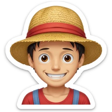 Luffy one piece  sticker