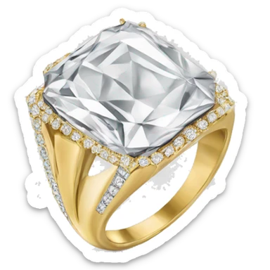 Didem Pancar diamond ring sticker
