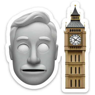 London big ben  sticker