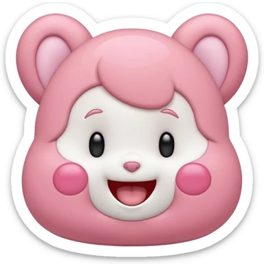 My melody laughing sticker