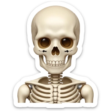 Gojo skeleton sticker