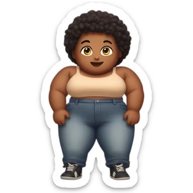 thick thighs sticker