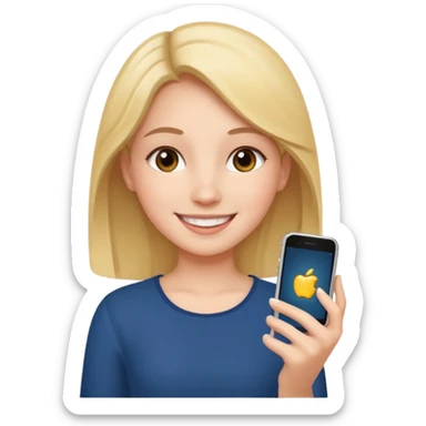 iphone 17 + a girl sticker