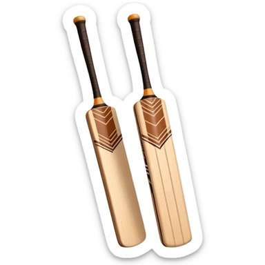 cricket bat boundary 4 sticker