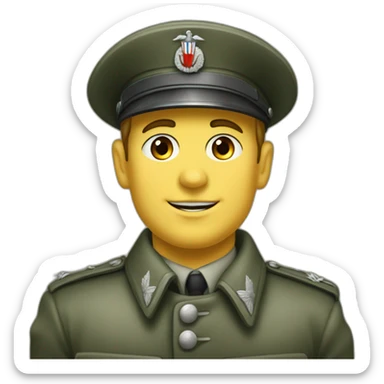 Militaire allemand dans les années 1939 1945 sticker