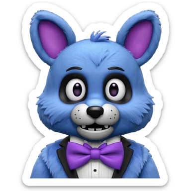 Bonnie(blue) from the Five Nights At Freddy's movie sticker