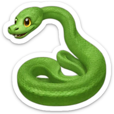 serpent a sonnette sticker