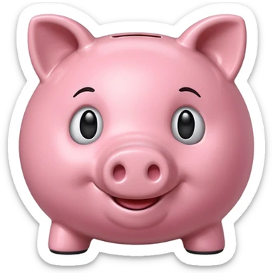 Piggy money sticker