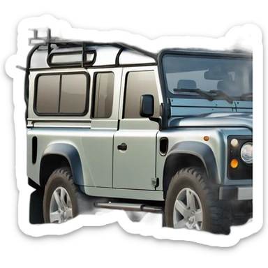 Land Rover defender sticker