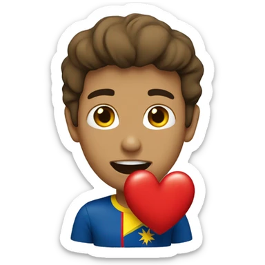 Venezuelan heart sticker