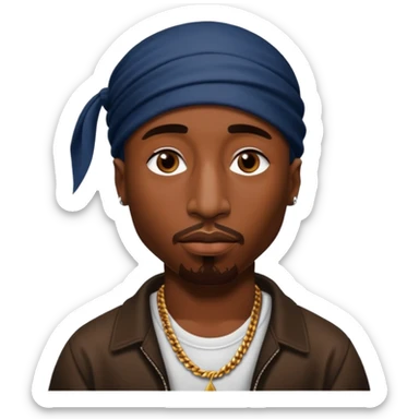 Tupac shakur sticker