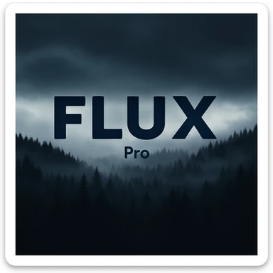 recreate this image with flux pro as text in image sticker