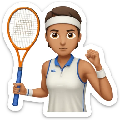 tennis player sticker