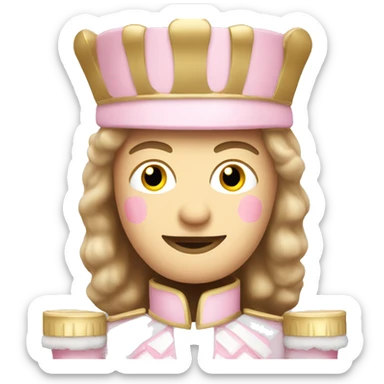 Light pink nutcracker sticker