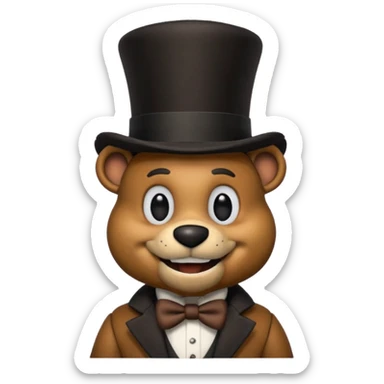 Freddy fazbear sticker