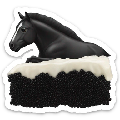 Black caviar  sticker