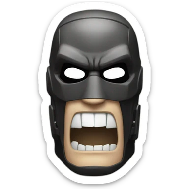 Bane from Batman face sticker