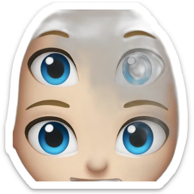 Soulmate blue eyes sticker