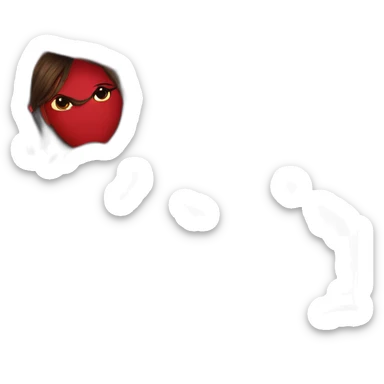 red lamborgini opened hood sticker