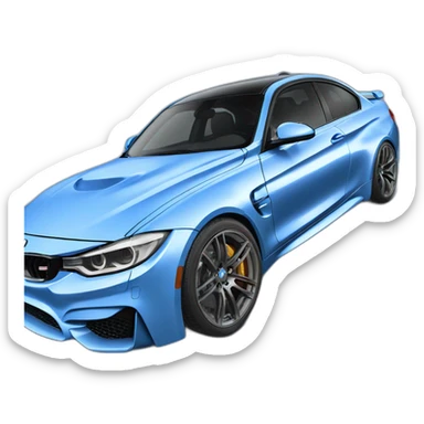 blue f80 m3 sticker