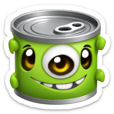 Canette de la marque Monster  sticker