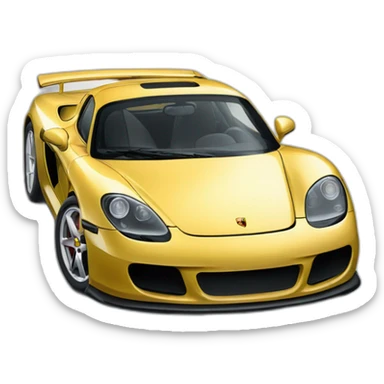 Porsche carrera gt sticker