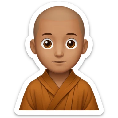 a monk sticker