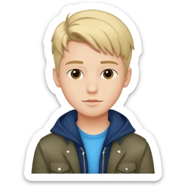 handsome and young teen pinterest boy good at fashion. popular among 'that brat girl' sticker