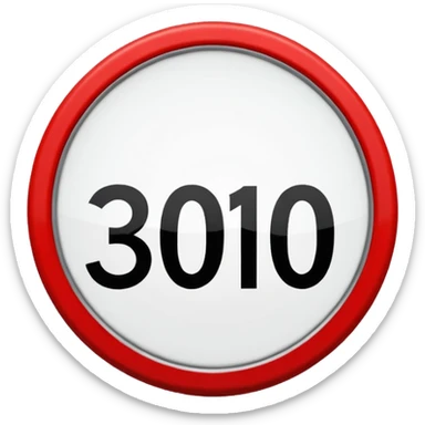 tempo 30 verkehrsschild sticker