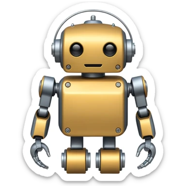 Locked robot sticker
