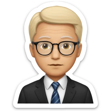 The Professor in the la casa de papel TV show sticker