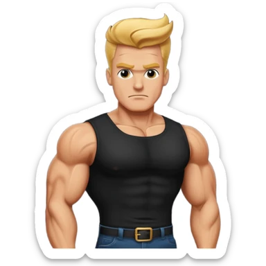 johhny bravo cartton network sticker