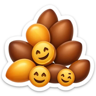 Nice brown things sticker