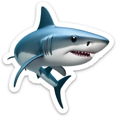Requin choqué sticker