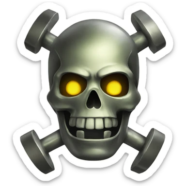 toxic metal plattform sticker