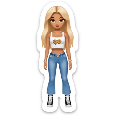 pretty y2k bratz baddie sticker