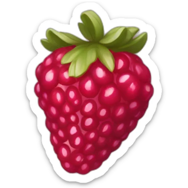 assiette fraise framboise framboise myrtille sticker