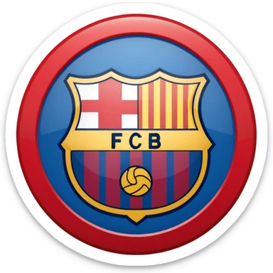fc barcelona logo emoji sticker