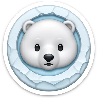 arctic polar decor  sticker