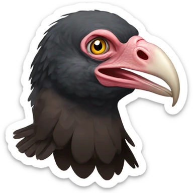 turkey vulture sticker
