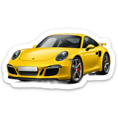 create emoji logo porsche sticker