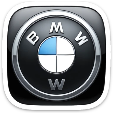 bmw logo icon sticker