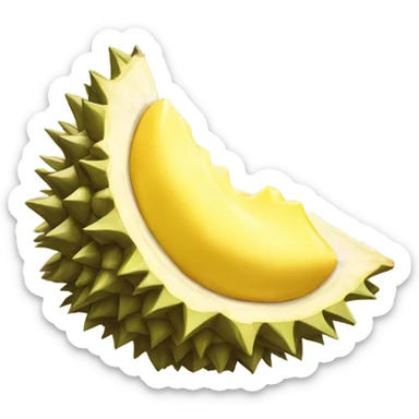 Durian fruit emoji  sticker